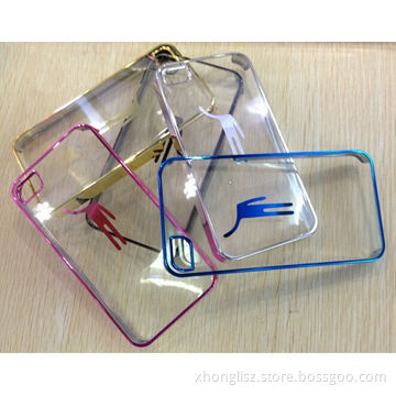 Lovely robot design crystal mobile phone cases for iPhone series